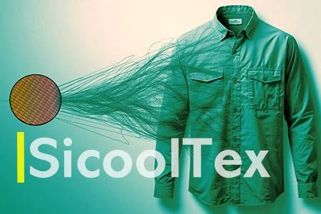 Sicooltex per tessuti di raffreddamento upcycle